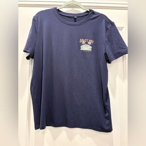 Salty Day Navy Blue Short Sleeve Tee
